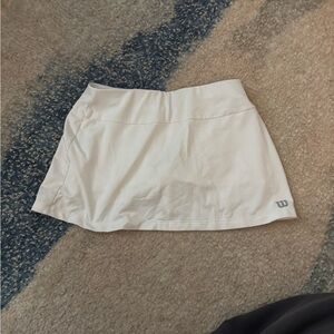 Wilson White Athletic Skirt